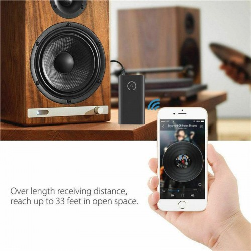 Wireless 2 in 1 Bluetooth 5.0 Transmitter & Receiver A2DP Audio 3.5mm Jack Aux Adapter